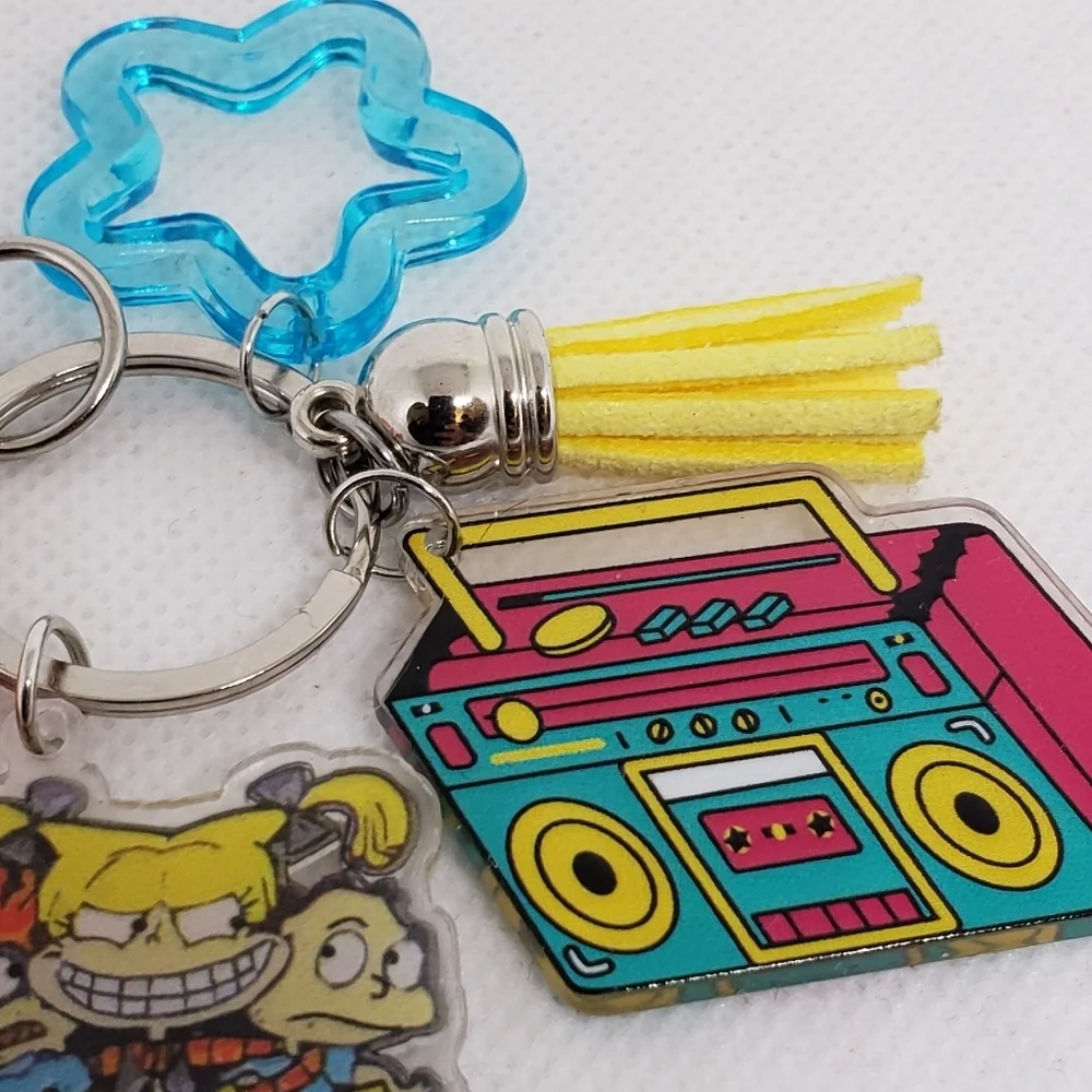 Handmade 90s Rugrats Keychain